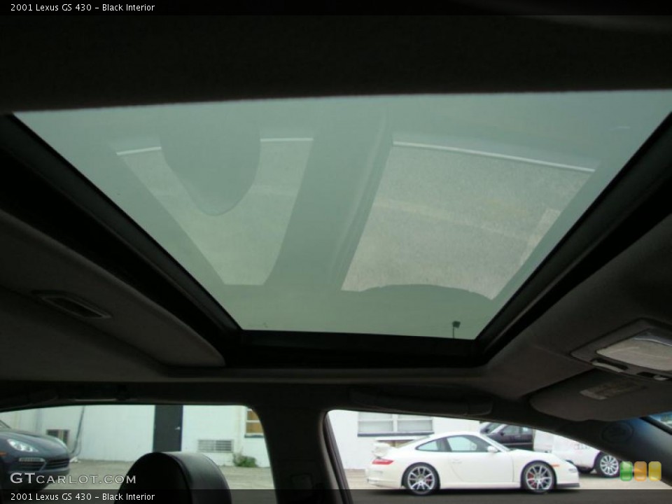 Black Interior Sunroof for the 2001 Lexus GS 430 #40432264