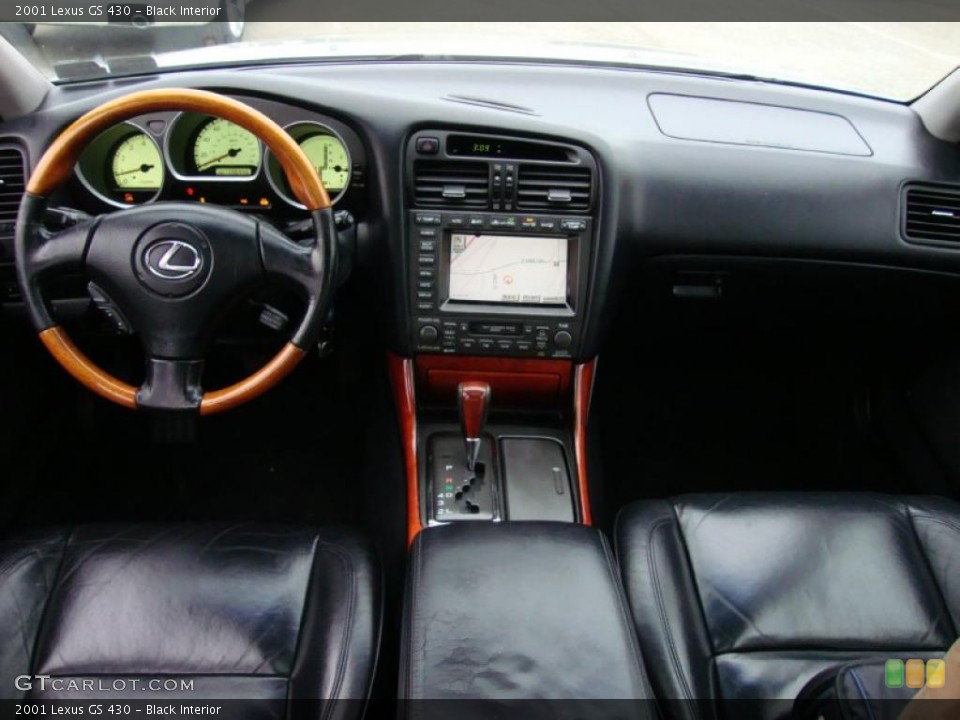 Black Interior Dashboard for the 2001 Lexus GS 430 #40432352