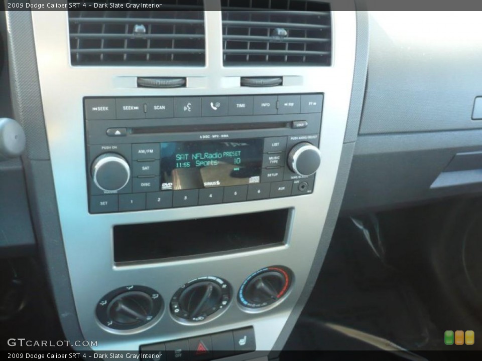 Dark Slate Gray Interior Controls for the 2009 Dodge Caliber SRT 4 #40433140