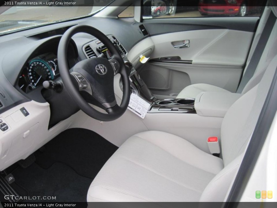 Light Gray Interior Prime Interior for the 2011 Toyota Venza I4 #40436284
