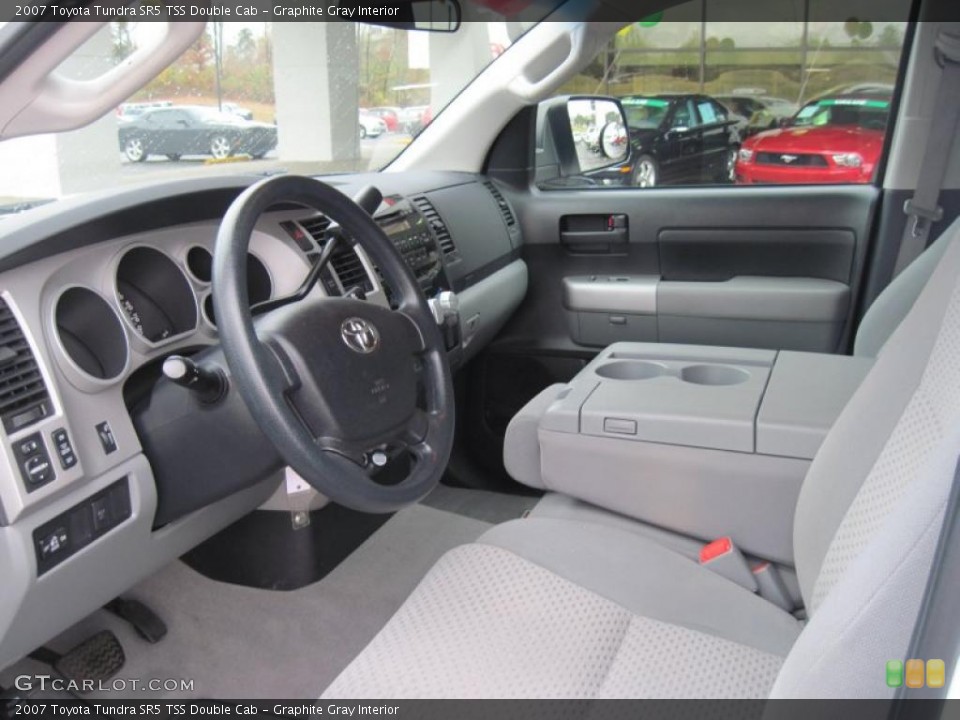 Graphite Gray Interior Prime Interior for the 2007 Toyota Tundra SR5 TSS Double Cab #40436804