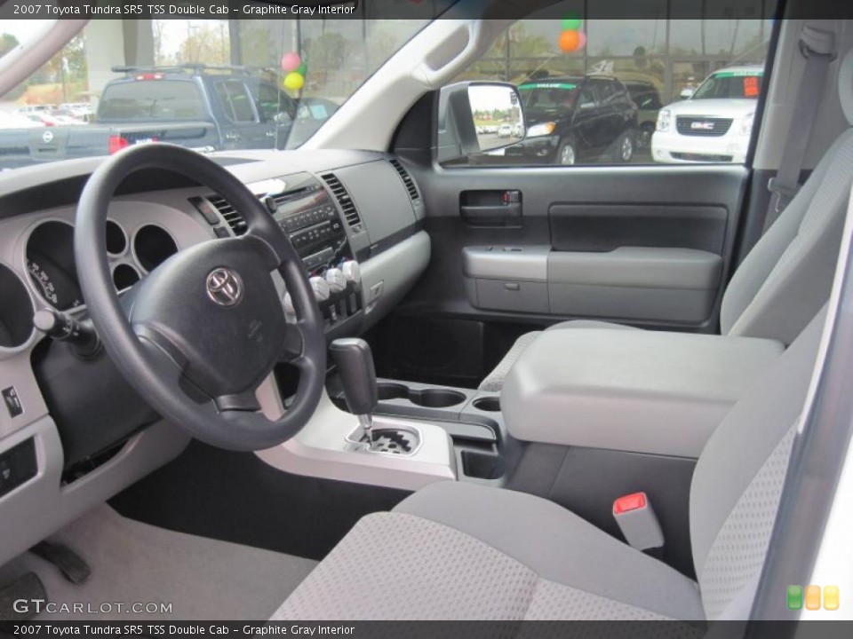 Graphite Gray Interior Photo for the 2007 Toyota Tundra SR5 TSS Double Cab #40438288