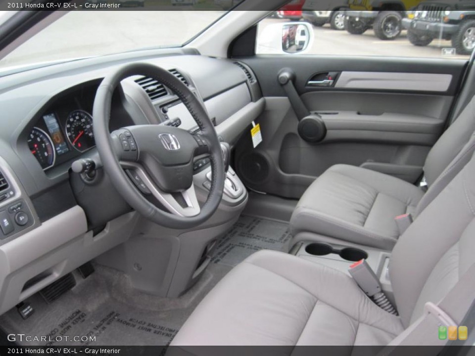Gray Interior Prime Interior for the 2011 Honda CR-V EX-L #40438577