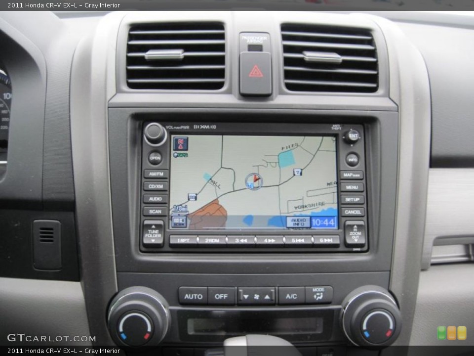 Gray Interior Navigation for the 2011 Honda CR-V EX-L #40438649