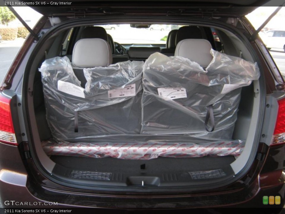 Gray Interior Trunk for the 2011 Kia Sorento SX V6 #40443269