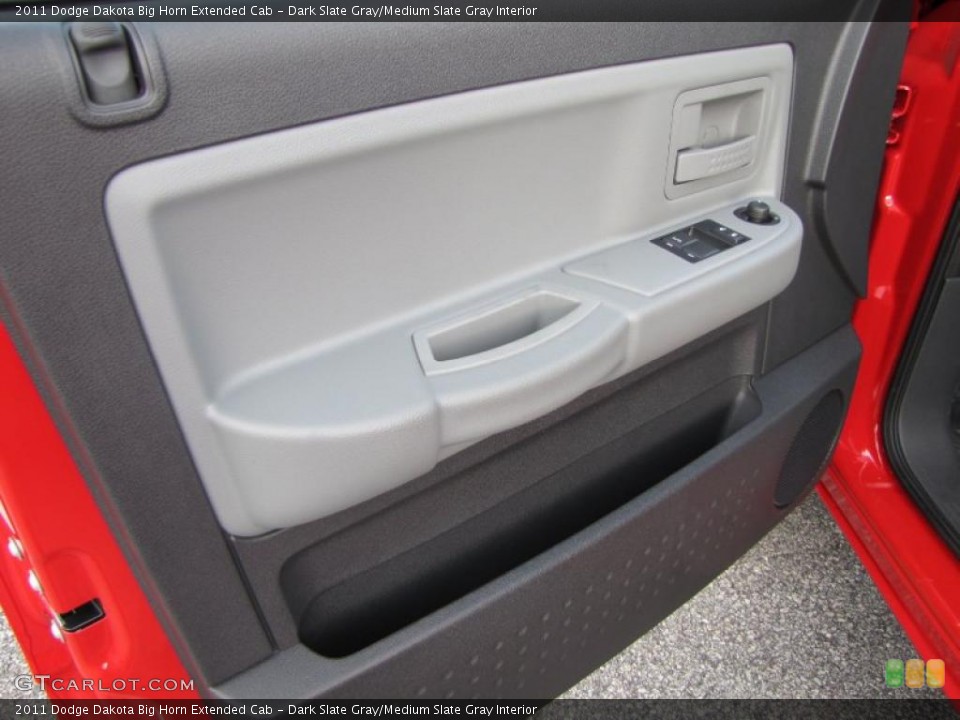 Dark Slate Gray/Medium Slate Gray Interior Door Panel for the 2011 Dodge Dakota Big Horn Extended Cab #40444685