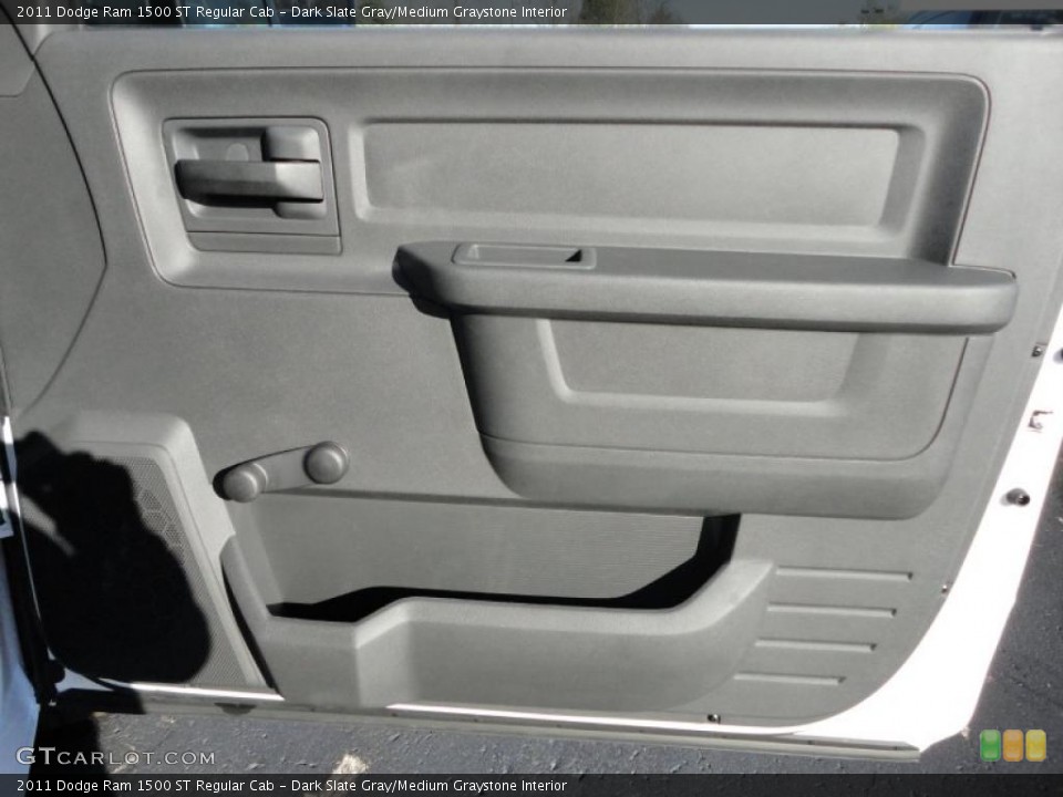 Dark Slate Gray/Medium Graystone Interior Door Panel for the 2011 Dodge Ram 1500 ST Regular Cab #40447045
