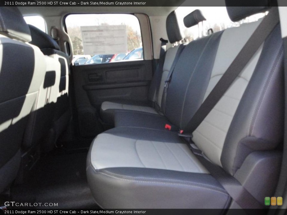 Dark Slate/Medium Graystone Interior Photo for the 2011 Dodge Ram 2500 HD ST Crew Cab #40447685
