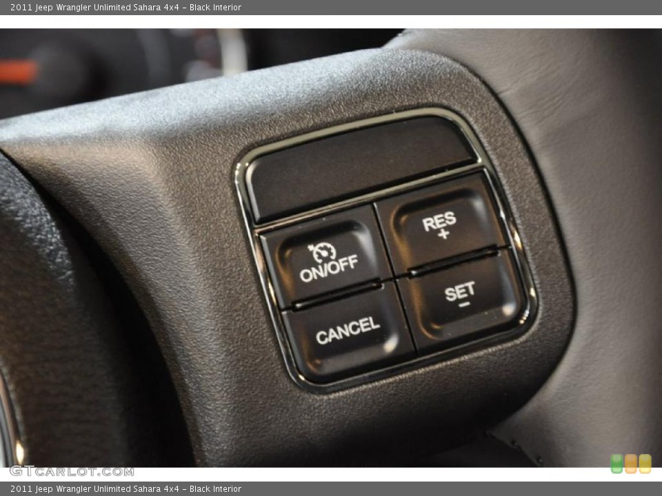 Black Interior Controls for the 2011 Jeep Wrangler Unlimited Sahara 4x4 #40450529