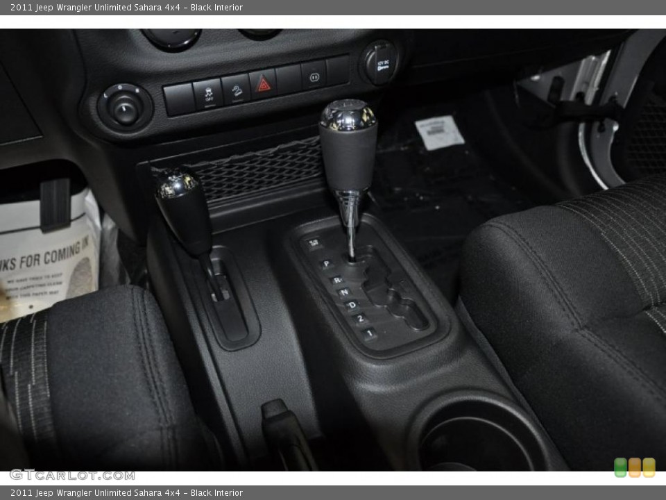 Black Interior Transmission for the 2011 Jeep Wrangler Unlimited Sahara 4x4 #40450601