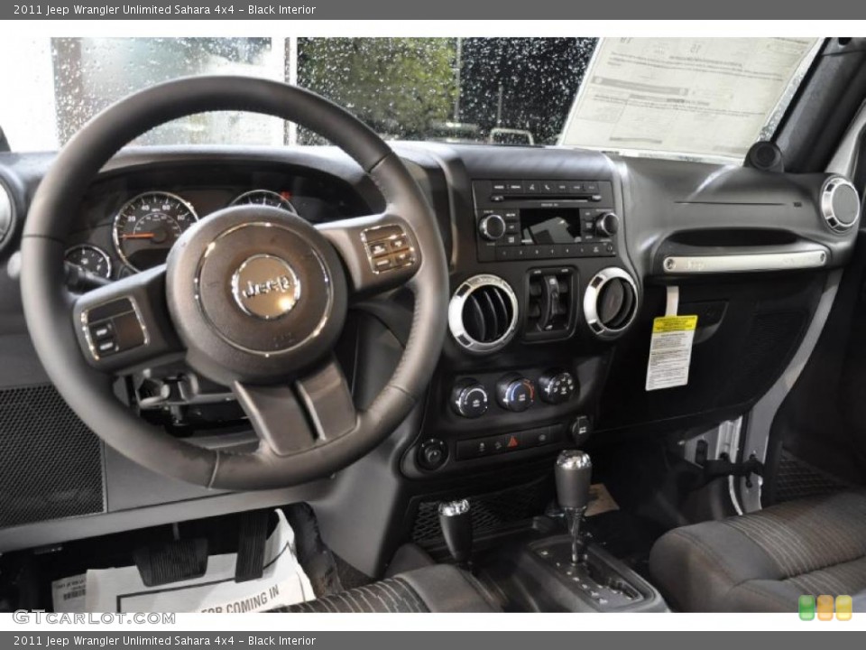 Black Interior Prime Interior for the 2011 Jeep Wrangler Unlimited Sahara 4x4 #40450625