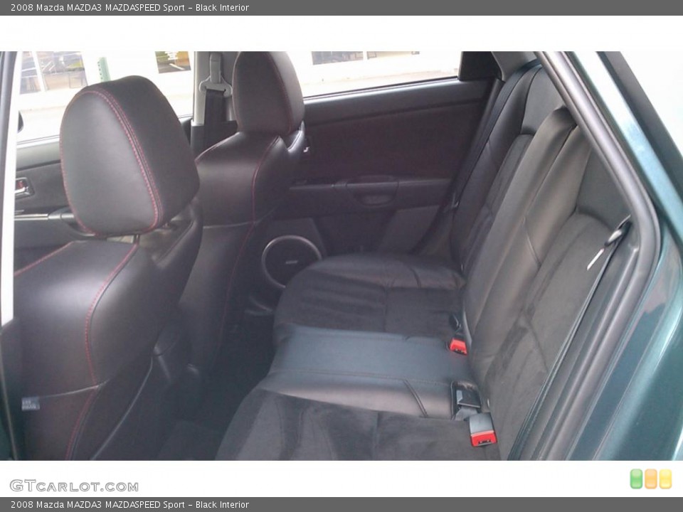 Black Interior Photo for the 2008 Mazda MAZDA3 MAZDASPEED Sport #40451289