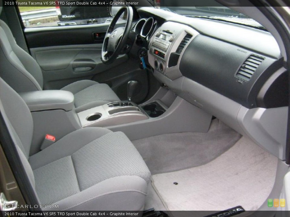 Graphite Interior Photo for the 2010 Toyota Tacoma V6 SR5 TRD Sport Double Cab 4x4 #40451693