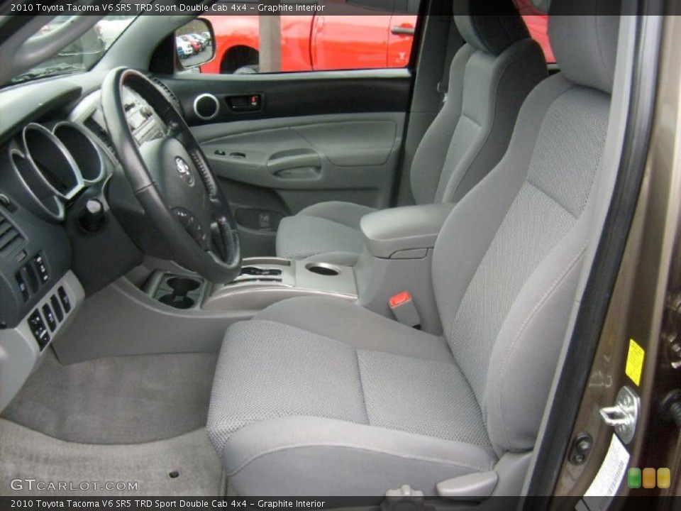 Graphite Interior Photo for the 2010 Toyota Tacoma V6 SR5 TRD Sport Double Cab 4x4 #40451709
