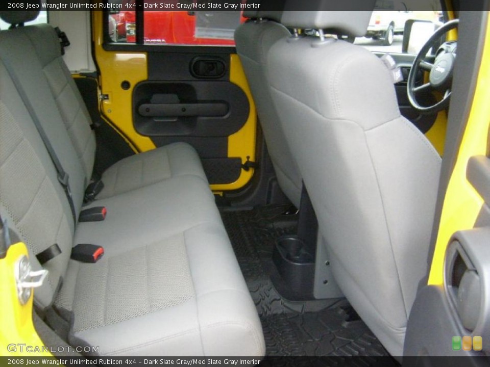 Dark Slate Gray/Med Slate Gray Interior Photo for the 2008 Jeep Wrangler Unlimited Rubicon 4x4 #40452221