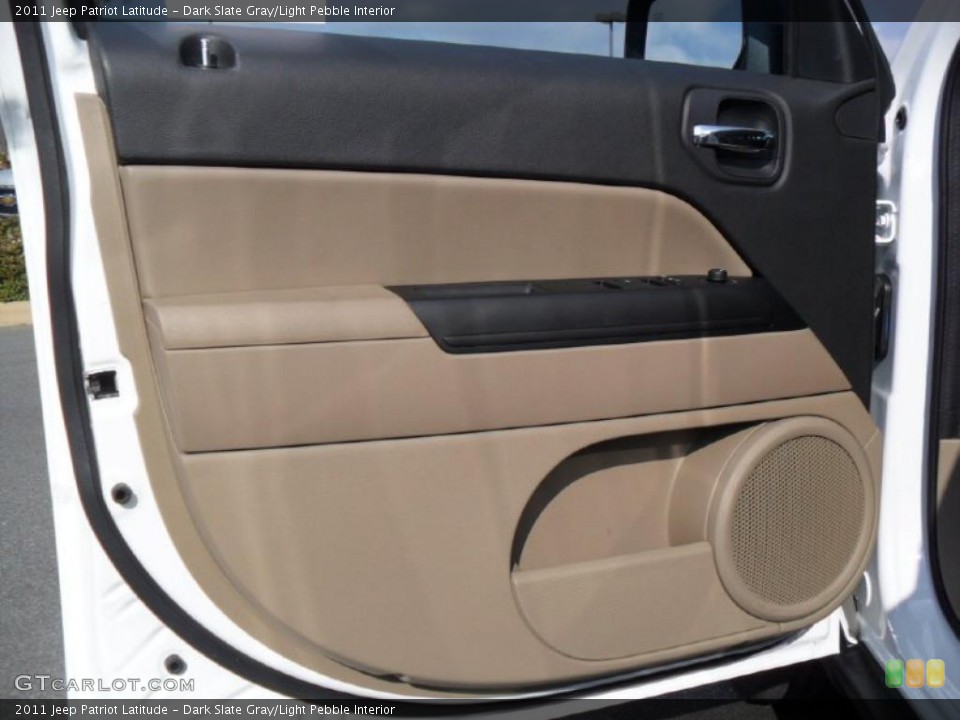 Dark Slate Gray/Light Pebble Interior Door Panel for the 2011 Jeep Patriot Latitude #40452789