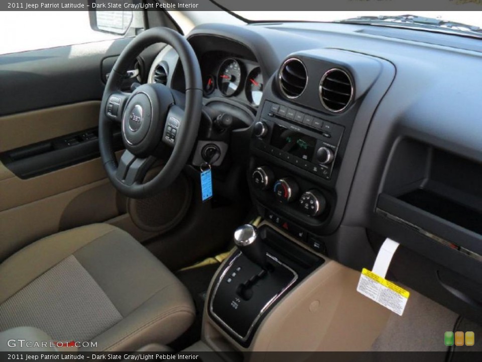Dark Slate Gray/Light Pebble Interior Dashboard for the 2011 Jeep Patriot Latitude #40452969
