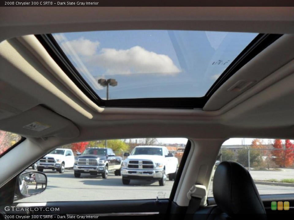 Dark Slate Gray Interior Sunroof for the 2008 Chrysler 300 C SRT8 #40454525