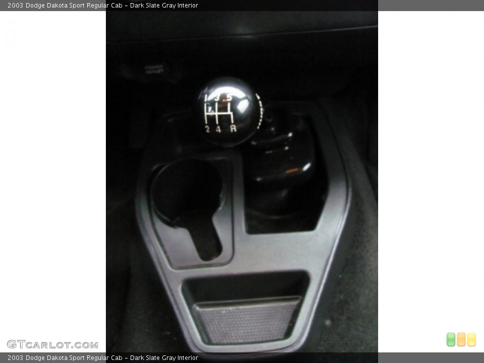 Dark Slate Gray Interior Transmission for the 2003 Dodge Dakota Sport Regular Cab #40458794