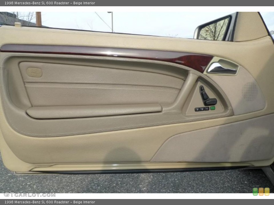 Beige Interior Door Panel for the 1998 Mercedes-Benz SL 600 Roadster #40458842
