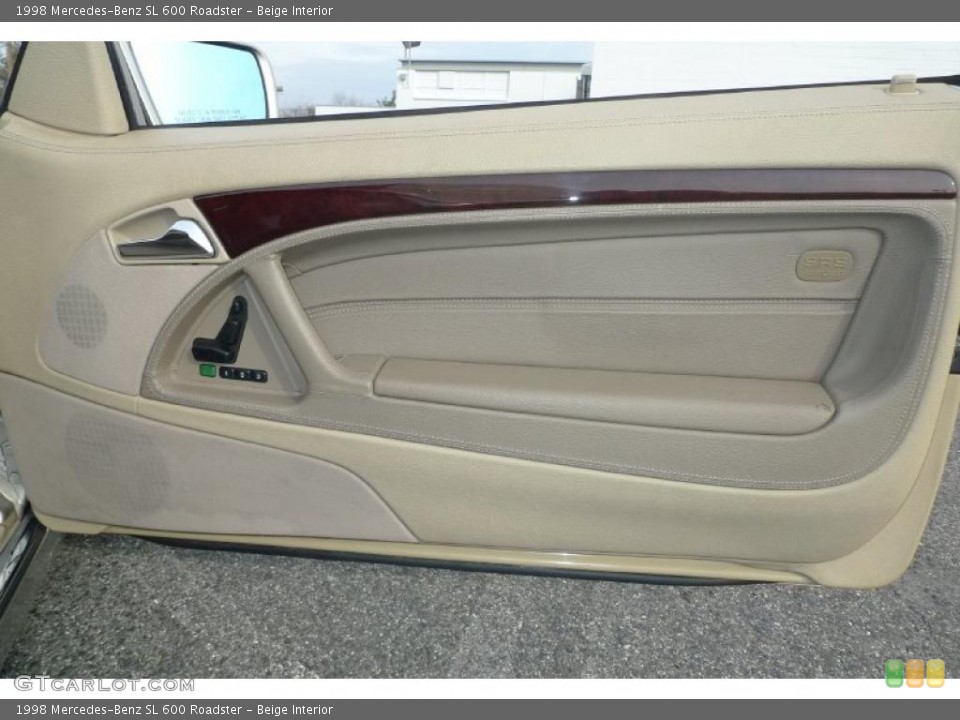 Beige Interior Door Panel for the 1998 Mercedes-Benz SL 600 Roadster #40458979