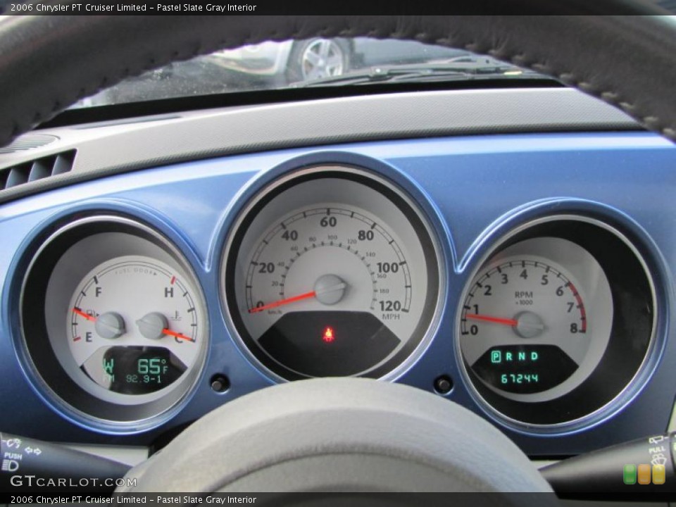 Pastel Slate Gray Interior Gauges for the 2006 Chrysler PT Cruiser Limited #40459318