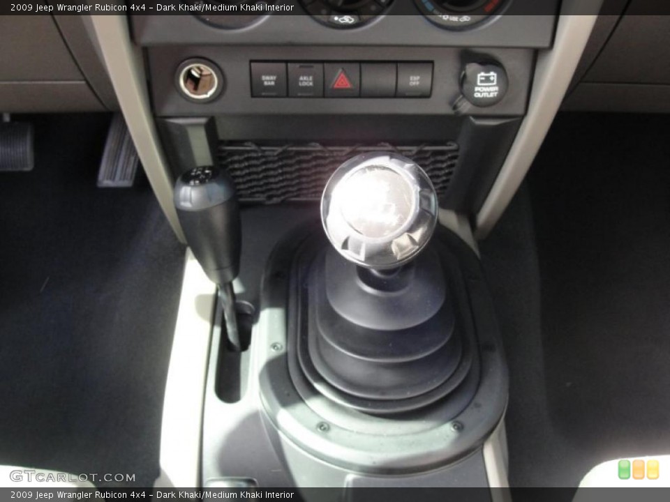 Dark Khaki/Medium Khaki Interior Transmission for the 2009 Jeep Wrangler Rubicon 4x4 #40462102