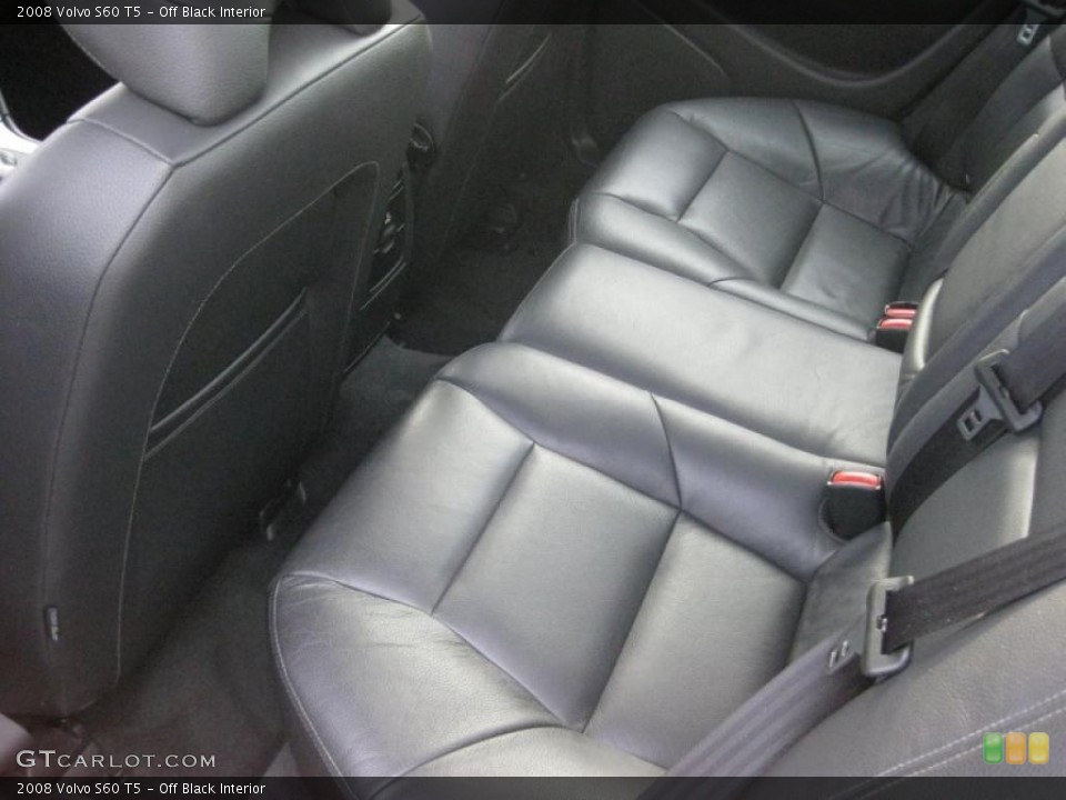 Off Black Interior Photo for the 2008 Volvo S60 T5 #40463563