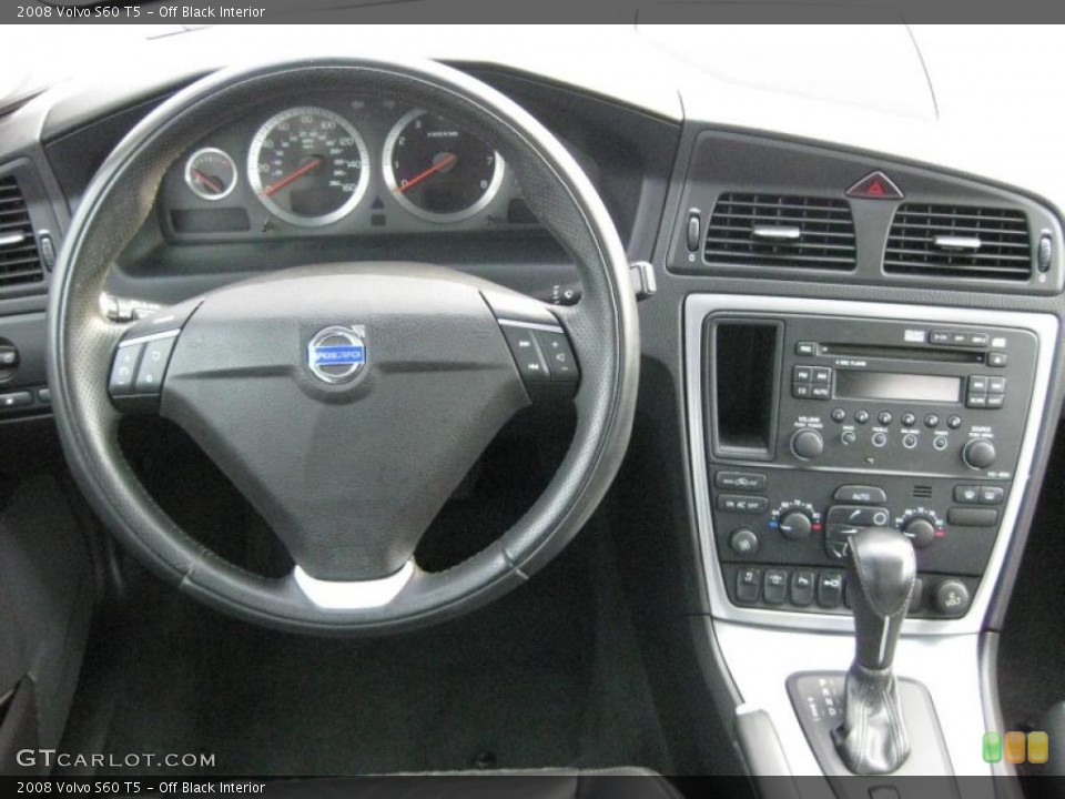 Off Black Interior Dashboard for the 2008 Volvo S60 T5 #40463695