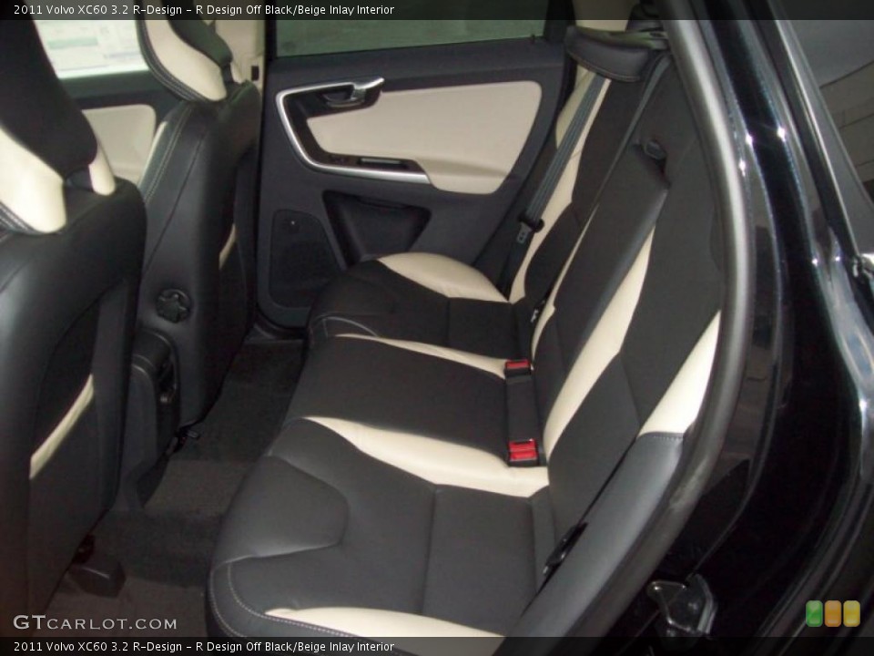R Design Off Black/Beige Inlay Interior Photo for the 2011 Volvo XC60 3.2 R-Design #40463919