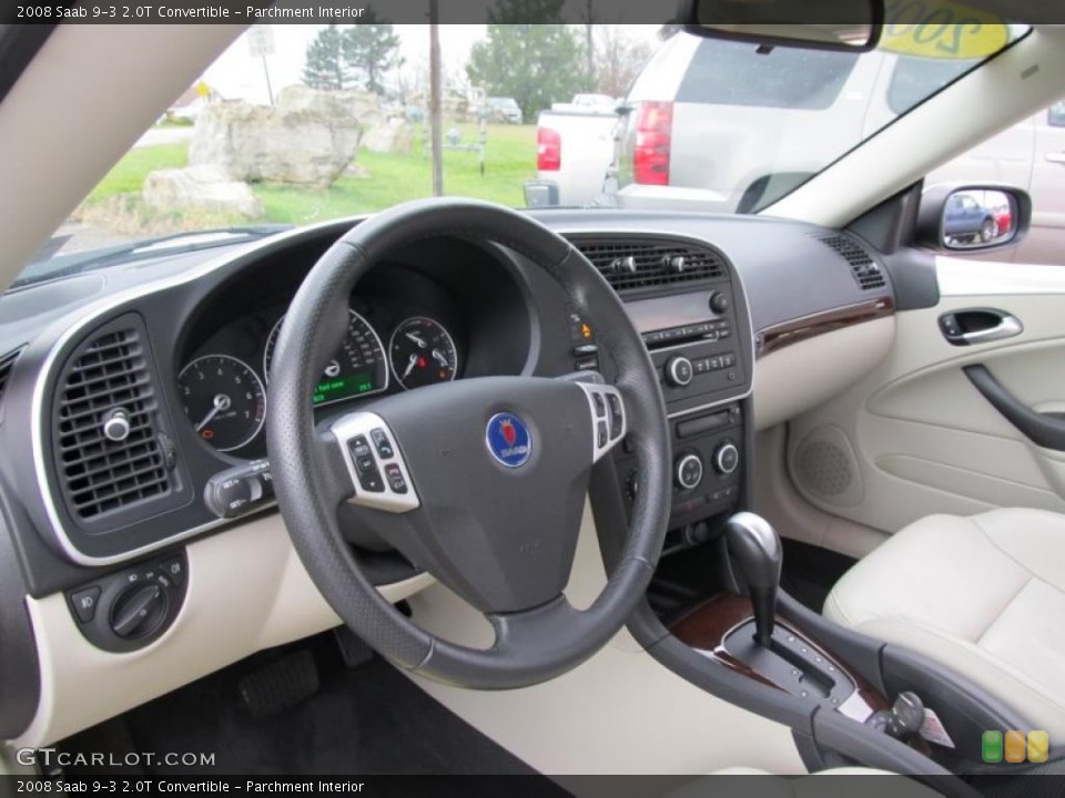 Parchment Interior Prime Interior for the 2008 Saab 9-3 2.0T Convertible #40465899