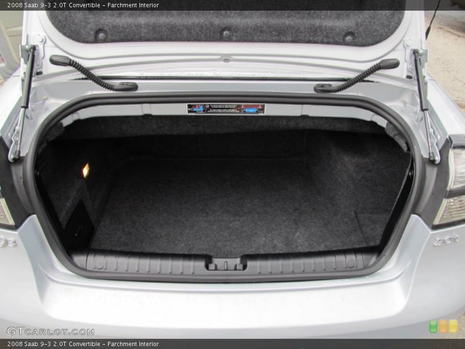 Parchment Interior Trunk for the 2008 Saab 9-3 2.0T Convertible #40465991