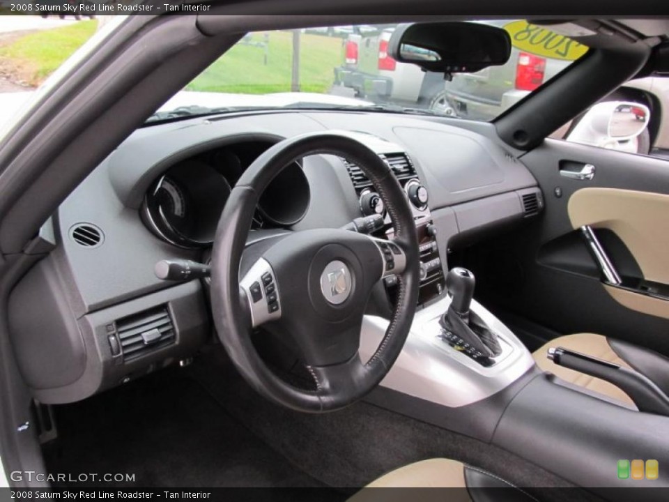 Tan Interior Photo for the 2008 Saturn Sky Red Line Roadster #40466387
