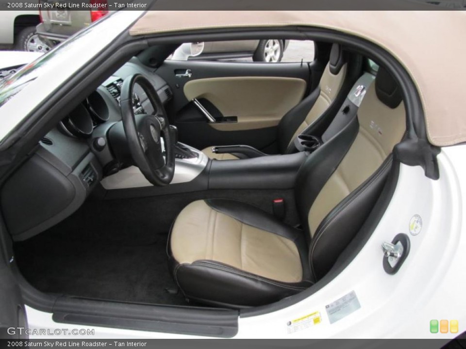 Tan Interior Photo for the 2008 Saturn Sky Red Line Roadster #40466403