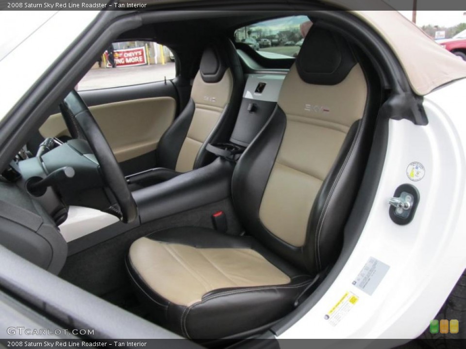 Tan Interior Photo for the 2008 Saturn Sky Red Line Roadster #40466419