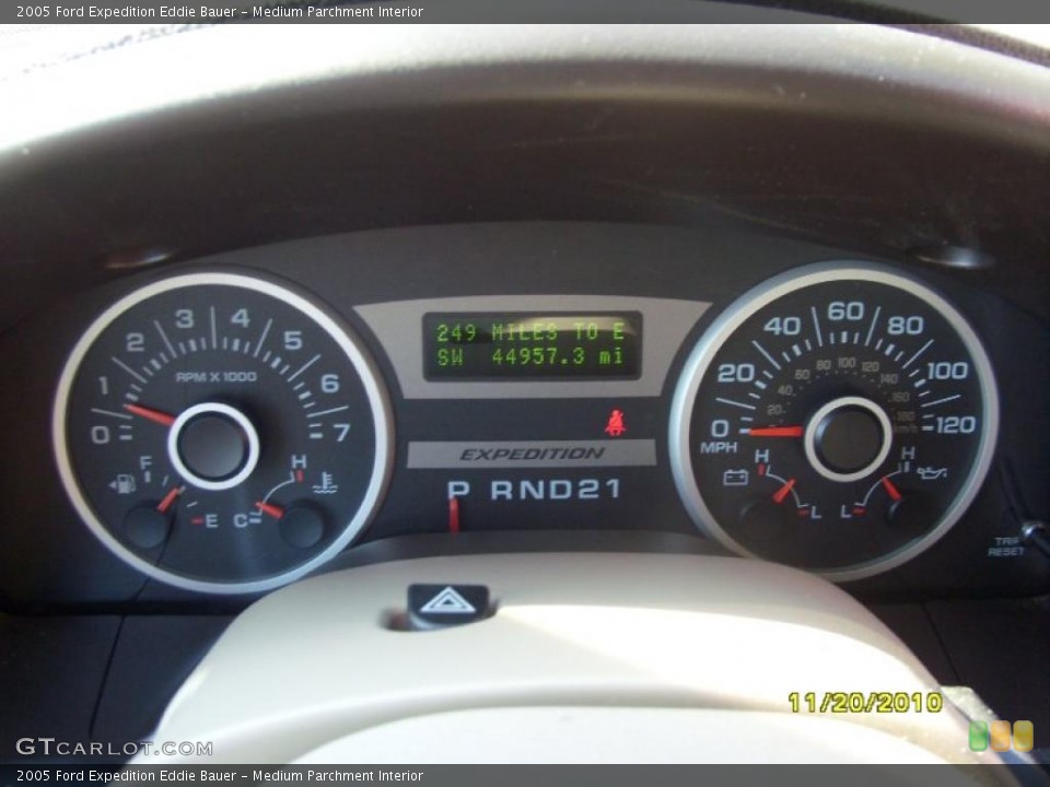 Medium Parchment Interior Gauges for the 2005 Ford Expedition Eddie Bauer #40467395