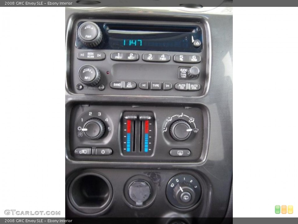 Ebony Interior Controls for the 2008 GMC Envoy SLE #40469815