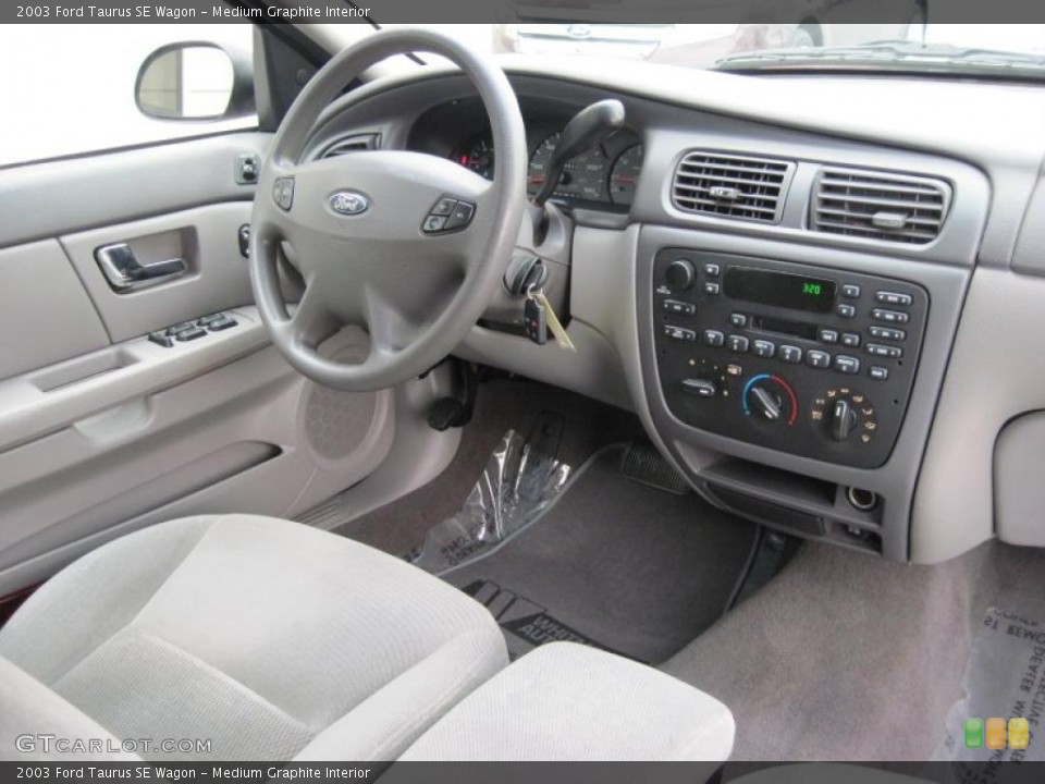 Medium Graphite Interior Dashboard for the 2003 Ford Taurus SE Wagon #40470527