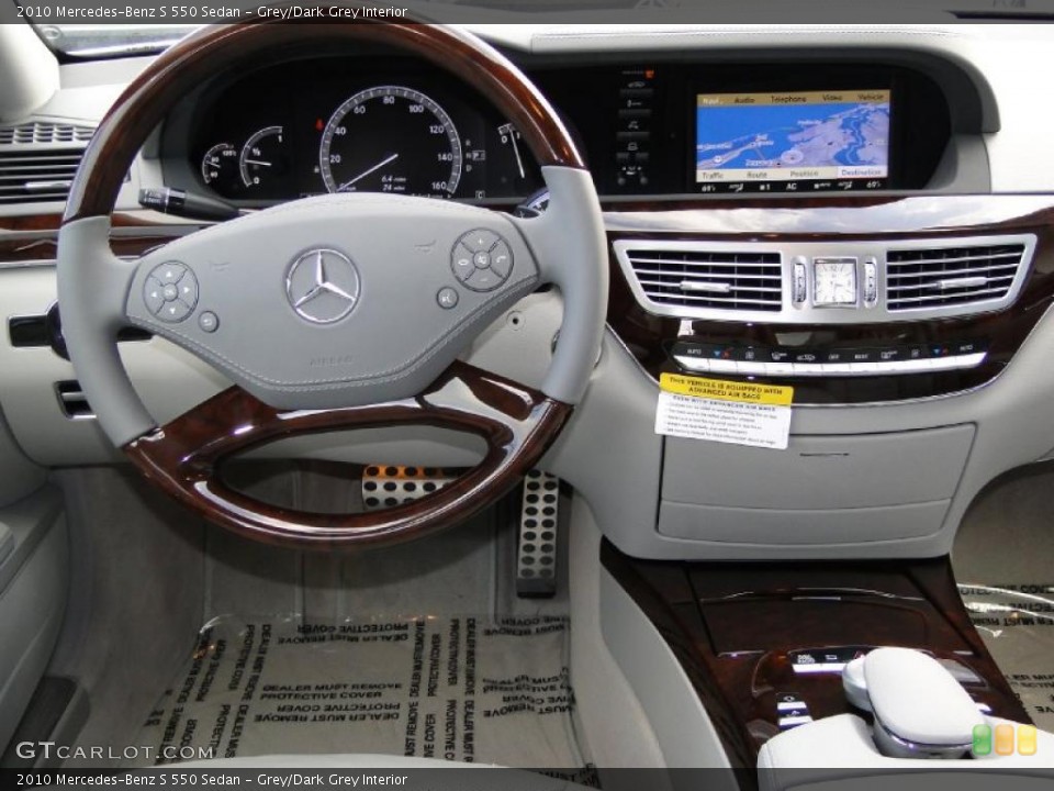 Grey/Dark Grey Interior Dashboard for the 2010 Mercedes-Benz S 550 Sedan #40471043