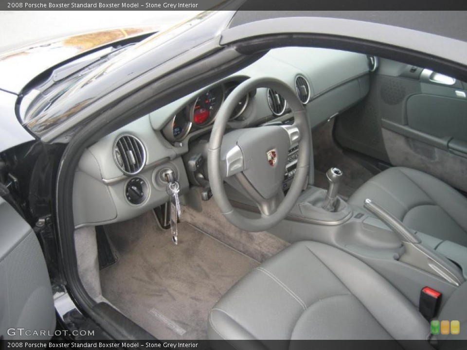 Stone Grey Interior Photo for the 2008 Porsche Boxster  #40471327