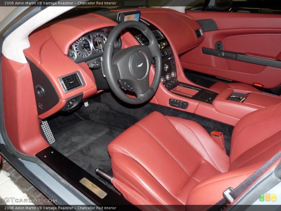 Chancellor Red Interior Prime Interior for the 2008 Aston Martin V8 Vantage Roadster #40472715