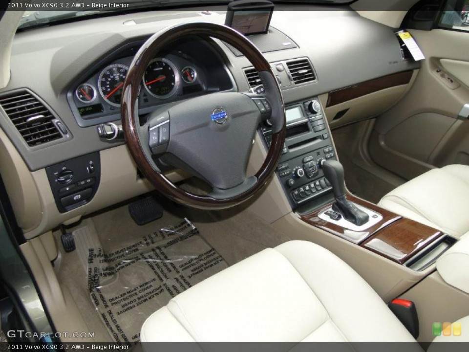 Beige Interior Prime Interior for the 2011 Volvo XC90 3.2 AWD #40473729