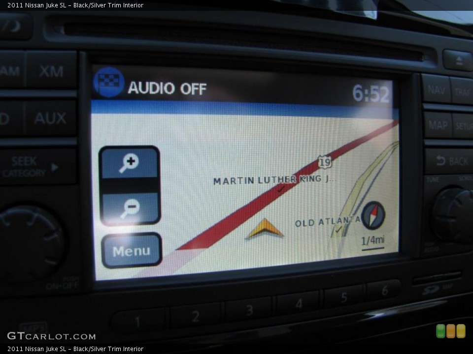 Black/Silver Trim Interior Navigation for the 2011 Nissan Juke SL #40474113