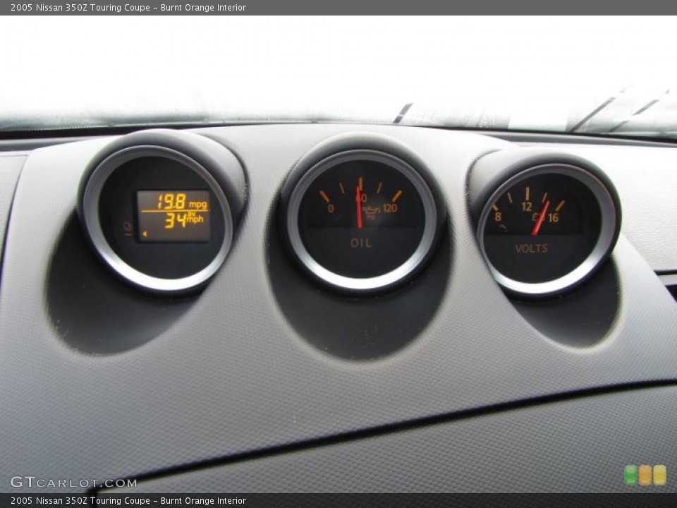 Burnt Orange Interior Gauges for the 2005 Nissan 350Z Touring Coupe #40475485