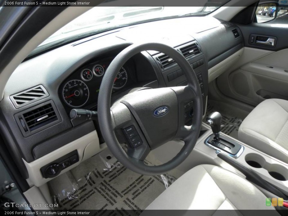 Medium Light Stone Interior Prime Interior for the 2006 Ford Fusion S #40477557