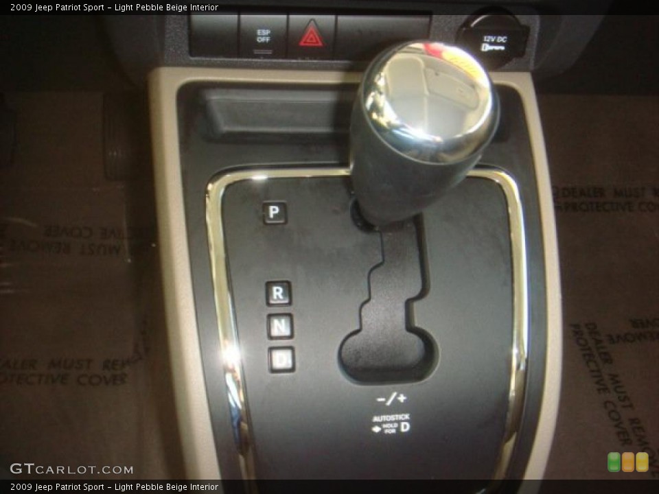 Light Pebble Beige Interior Transmission for the 2009 Jeep Patriot Sport #40478034