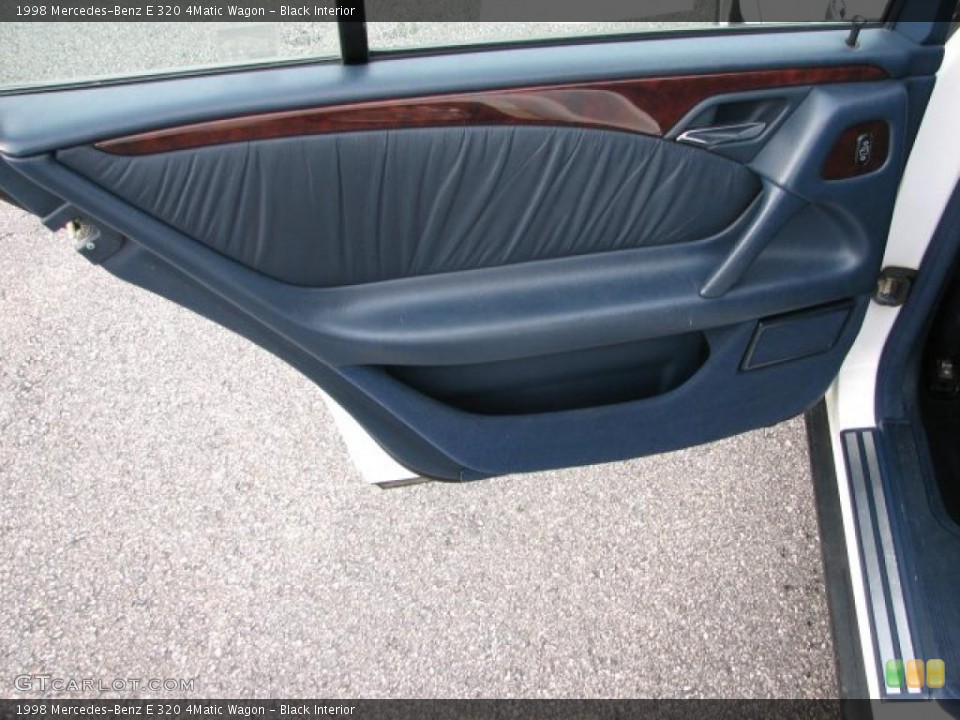 Black Interior Door Panel for the 1998 Mercedes-Benz E 320 4Matic Wagon #40478427