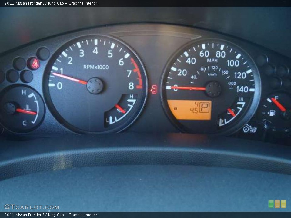 Graphite Interior Gauges for the 2011 Nissan Frontier SV King Cab #40480186