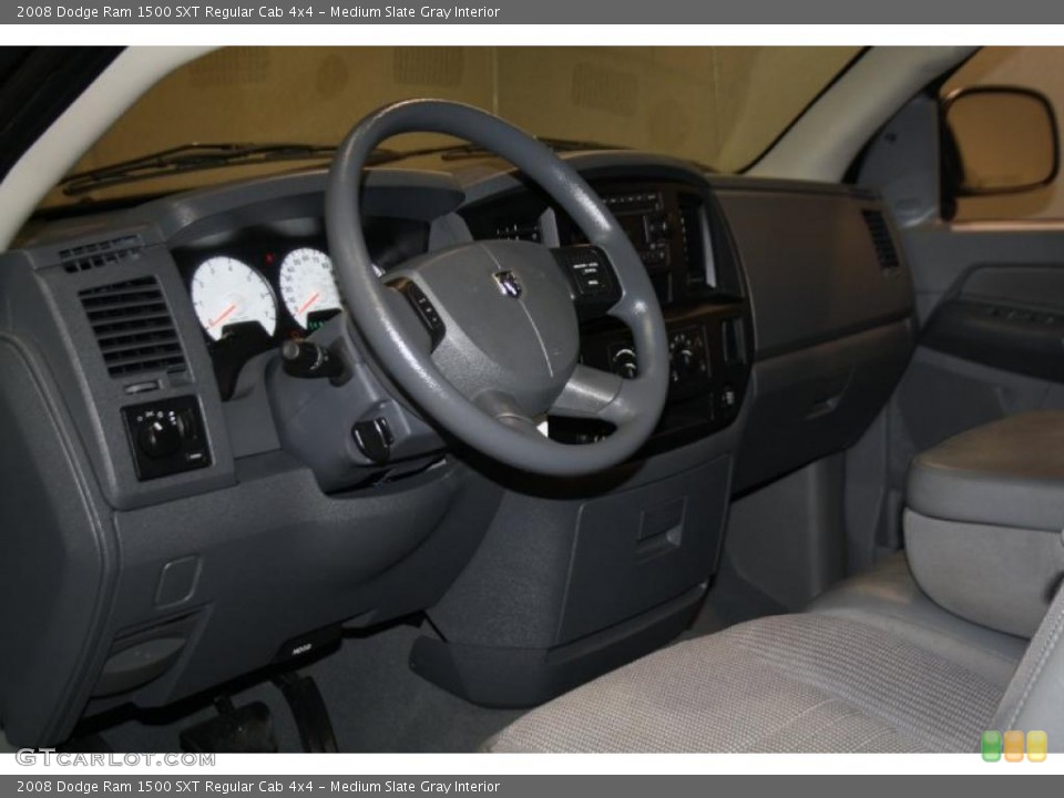Medium Slate Gray Interior Prime Interior for the 2008 Dodge Ram 1500 SXT Regular Cab 4x4 #40481246