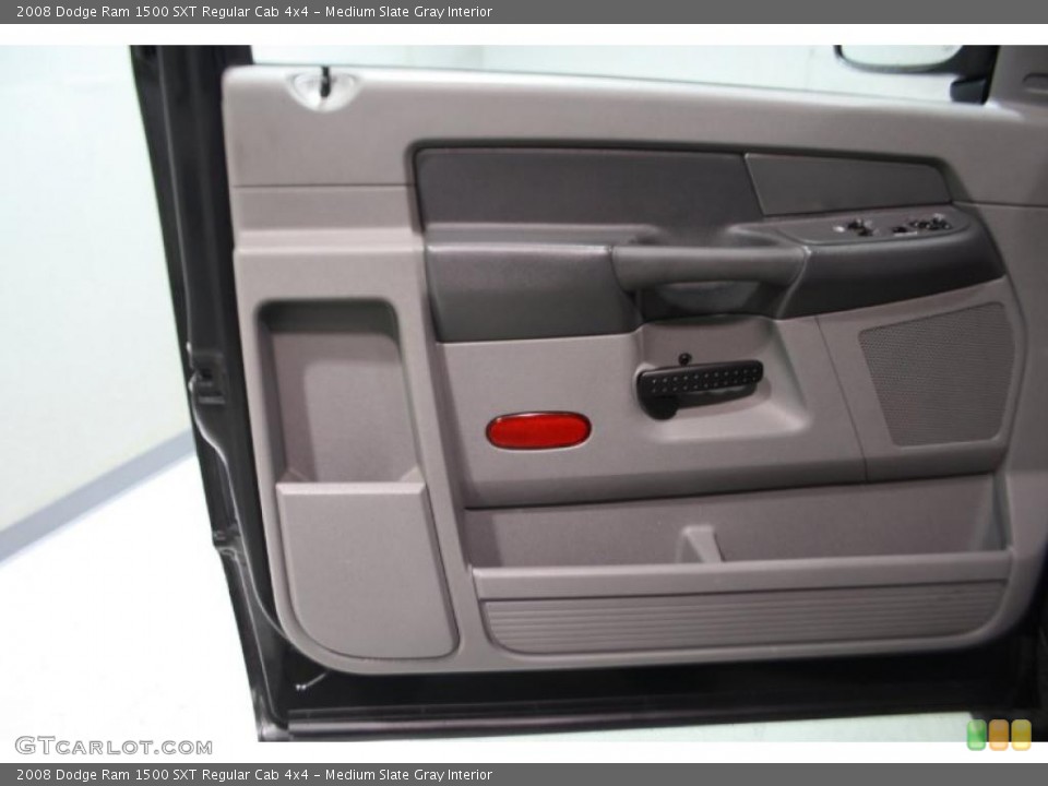 Medium Slate Gray Interior Door Panel for the 2008 Dodge Ram 1500 SXT Regular Cab 4x4 #40481458